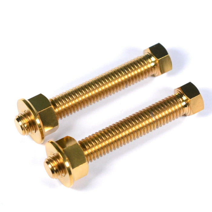 Aprilia RSV1000R & Tuono 1000R (Gen 2) Titanium Chain Adjusters, Gold