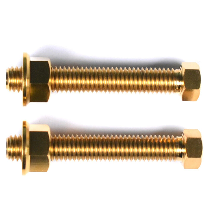 Aprilia RSV1000R & Tuono 1000R (Gen 2) Titanium Chain Adjusters, Gold