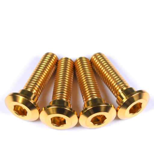 kawasaki zx6r titanium rear disc bolts gold