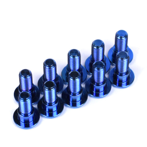 suzuki gsxr1000 titanium disc bolts blue