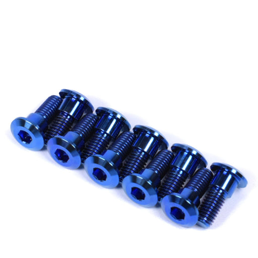 suzuki gsxr600 gsxr750 titanium disc bolts blue