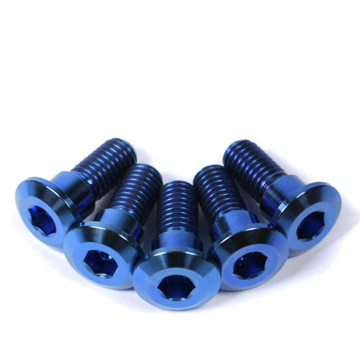 suzuki gsxr600 gsxr750 blue anodised titanium disc bolts